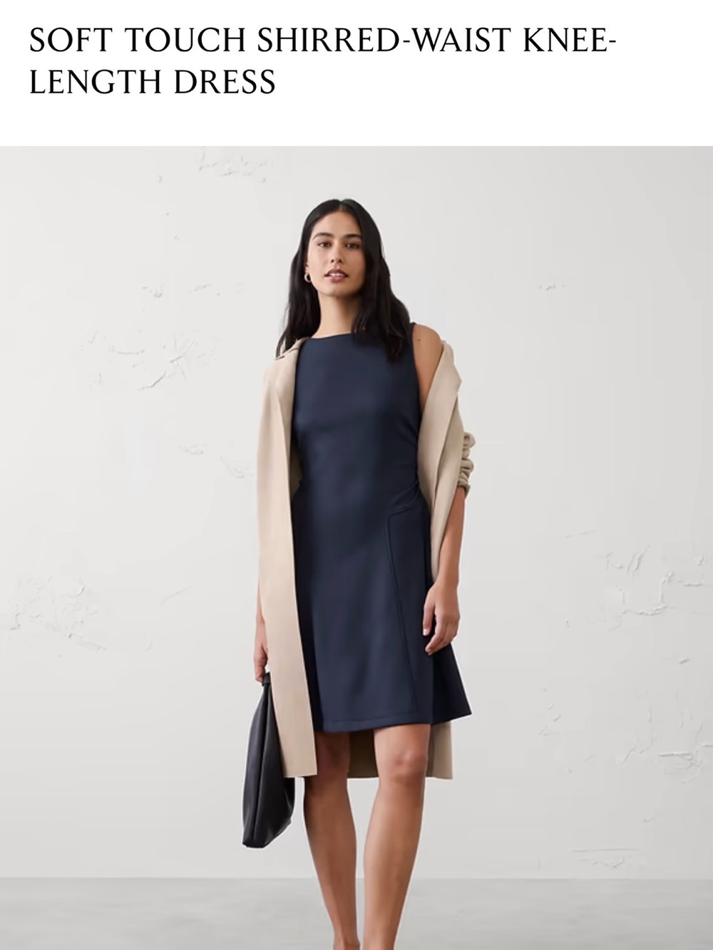 Sleeveless Black Dress - Women's Classic Work Dress